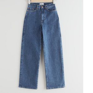 & Other Stories Treasure Cut Cropped Denim